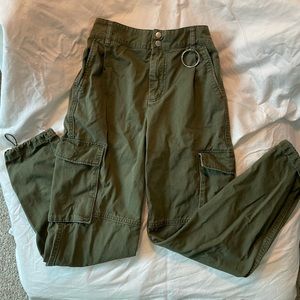 Forever 21 Deep Olive Cargo Utility pant